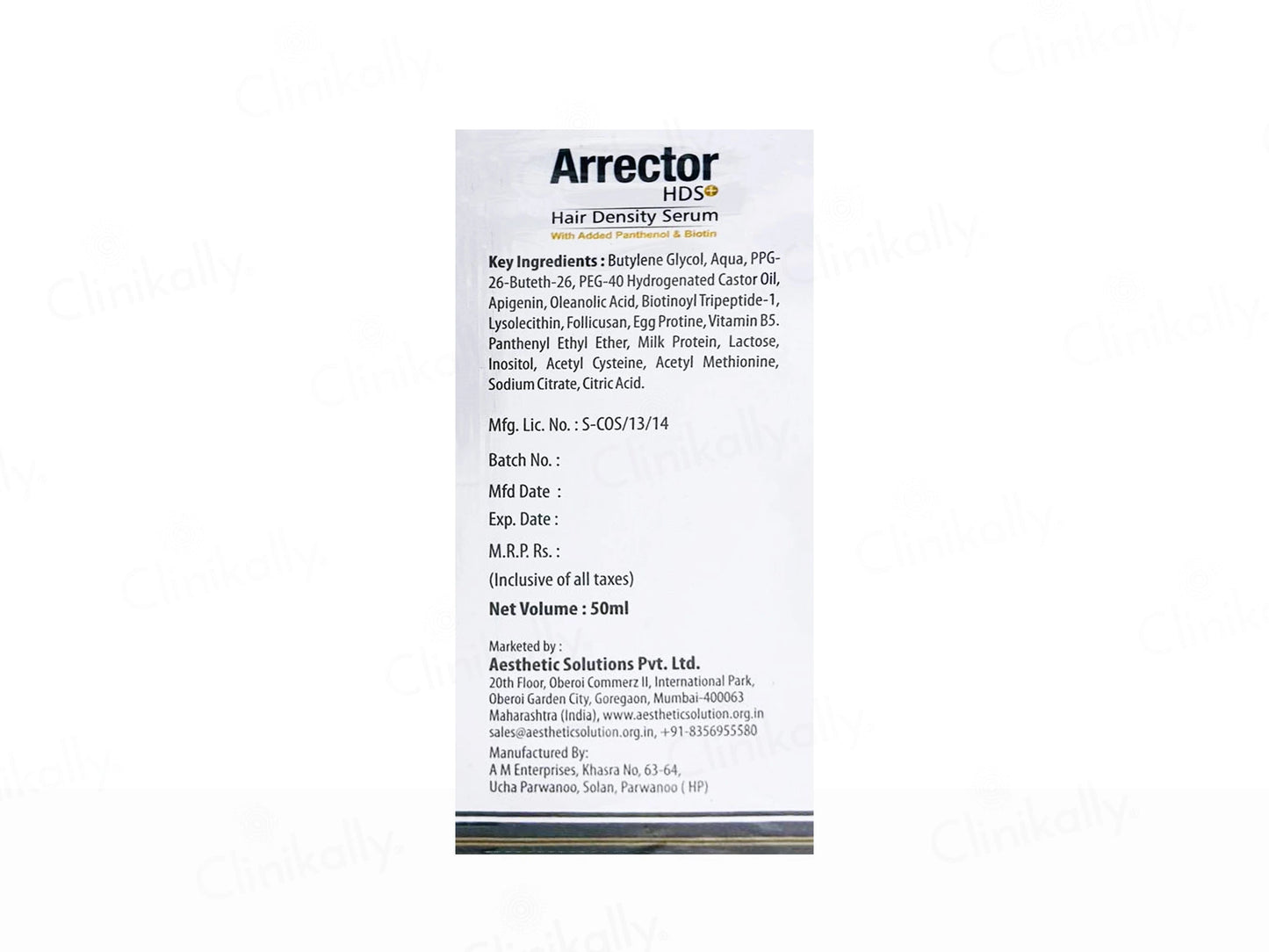 Arrector HDS Hair Density Serum
