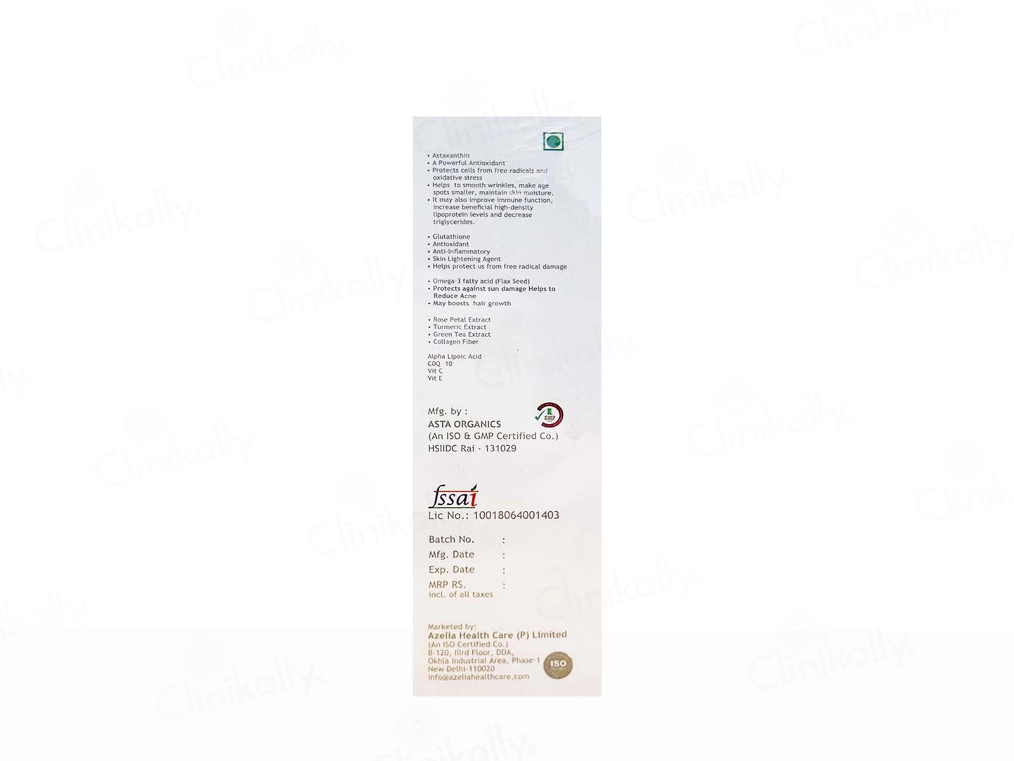 Azicare Complete Skin Nutrition Tablet