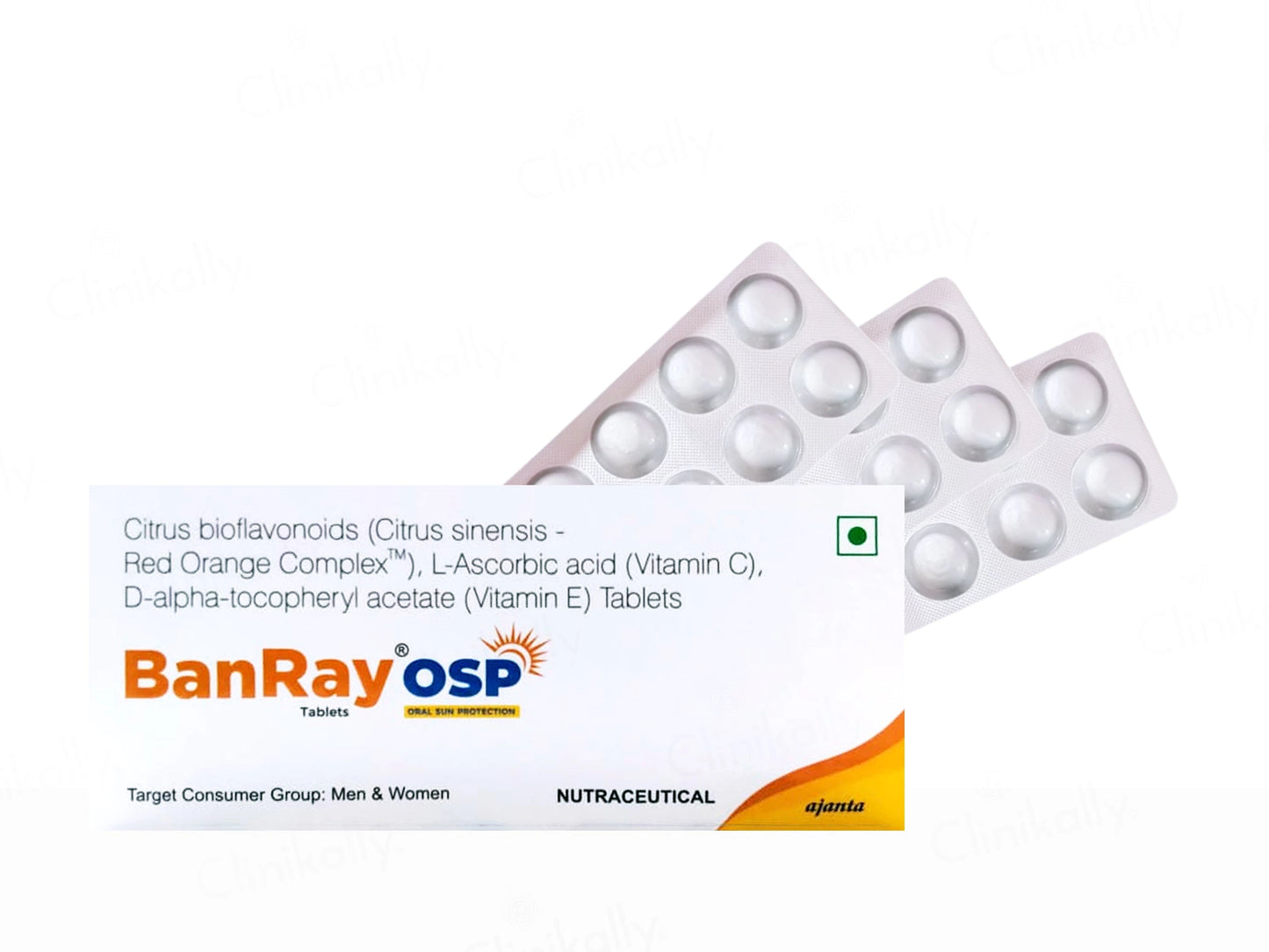 Banray OSP Oral Sun Protection Nutraceutical Tablet For Men and Women