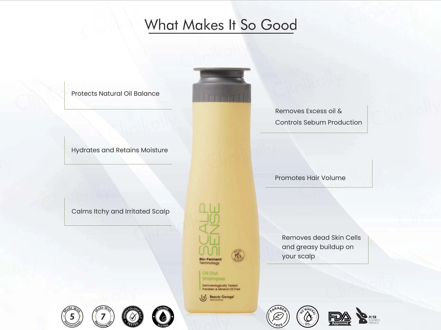 Beauty Garage Scalp Sense Oil Out Shampoo