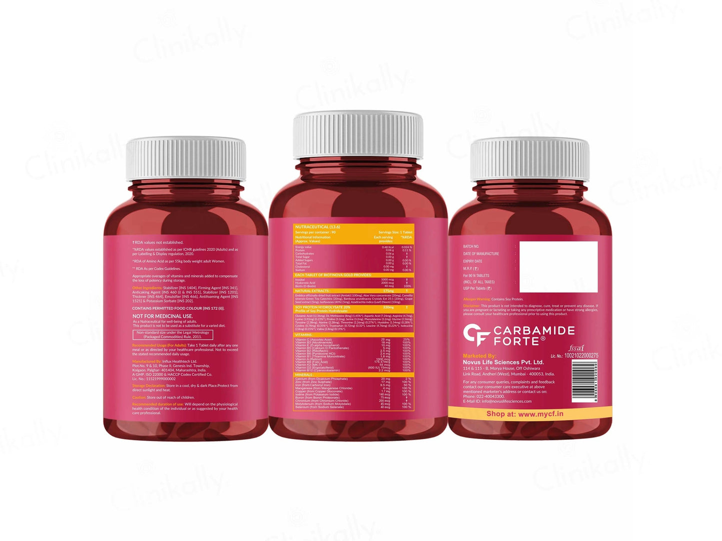 Carbamide Forte Biotin with 50 Multivitamin Tablet