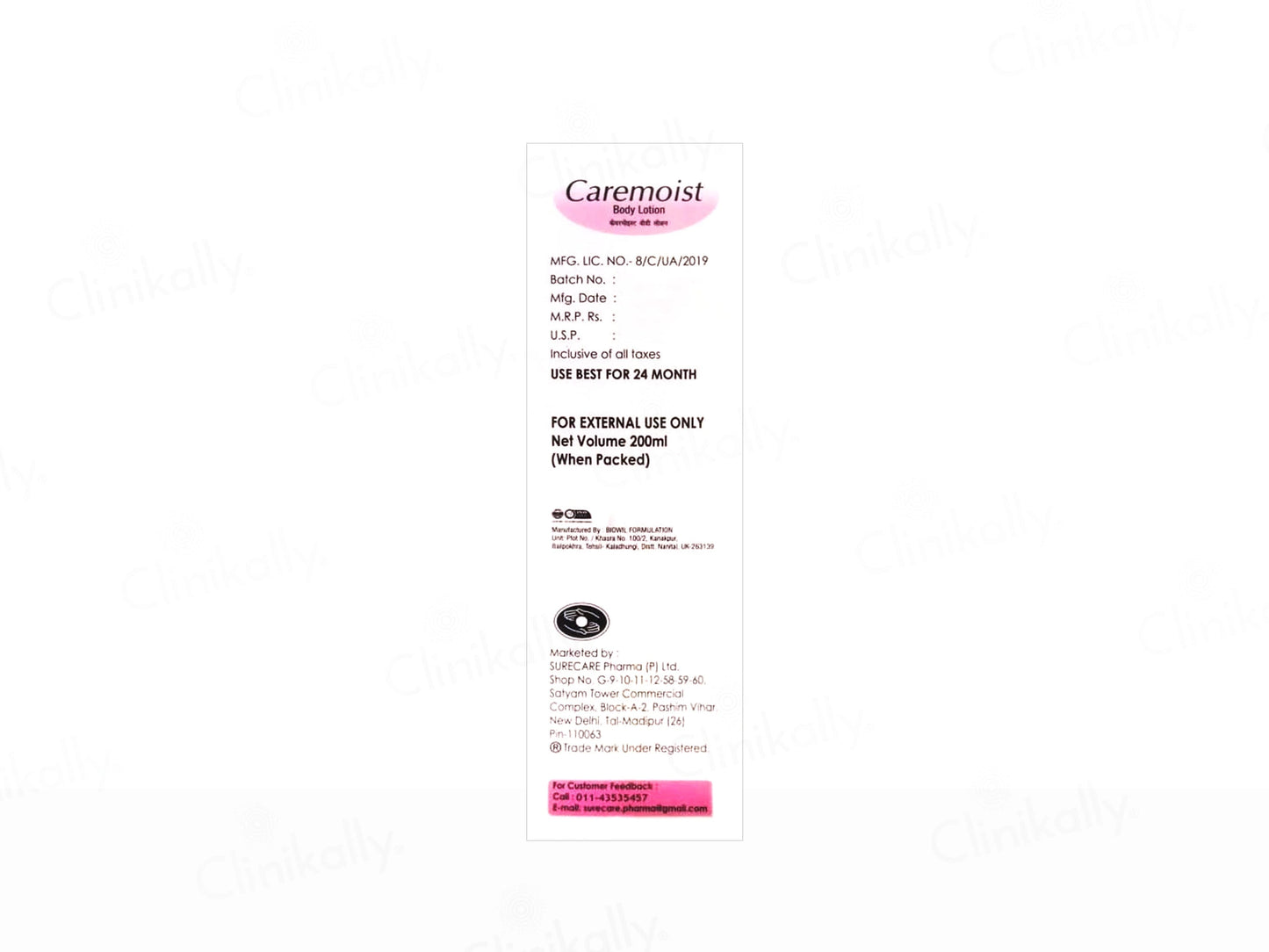 Caremoist Moisturising Body Lotion
