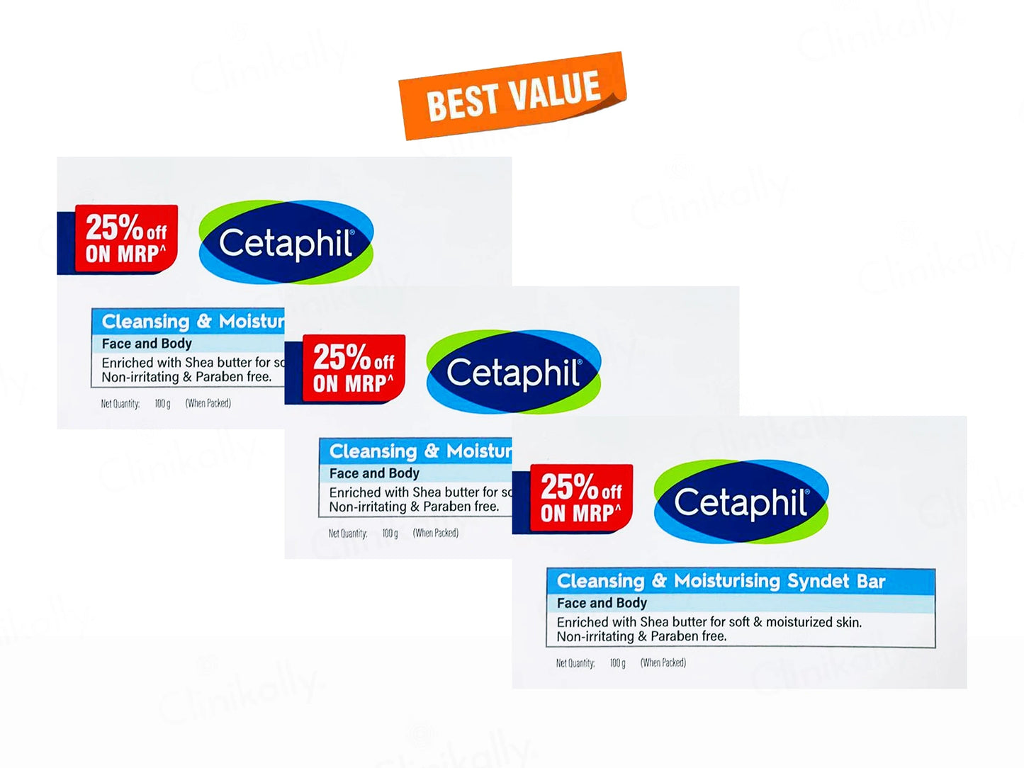 Cetaphil Cleansing and Moisturising Syndet Bar