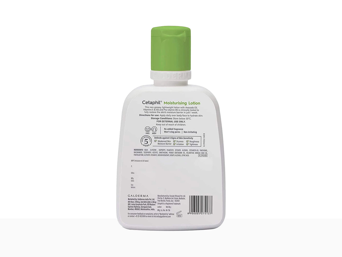 Cetaphil Moisturising Lotion Normal to Combination, Sensitive Skin