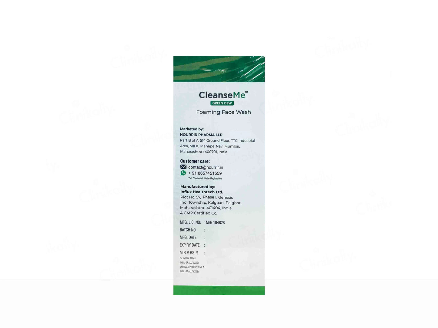 CleanseMe Green Dew Foaming Facewash
