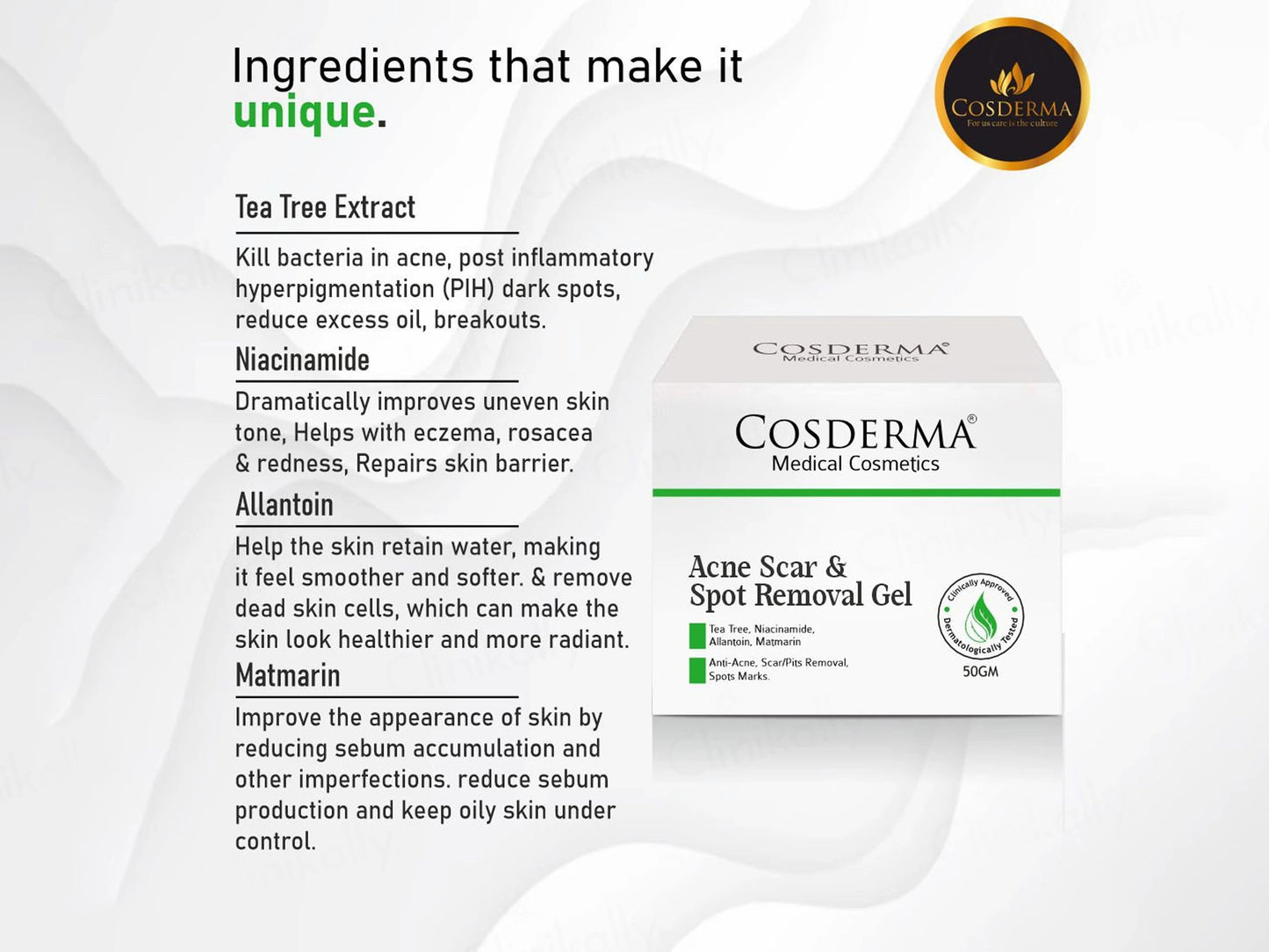 Cosderma Acne Scar and Spot Removal Gel