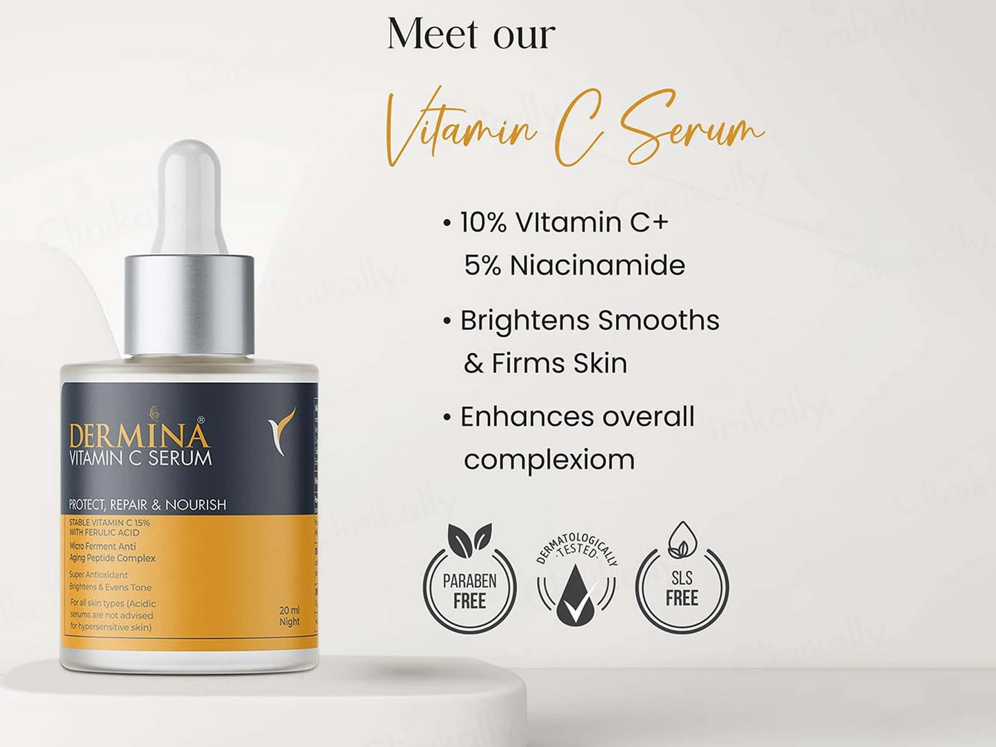 Dermina 15 Percent Vitamin C Face Serum