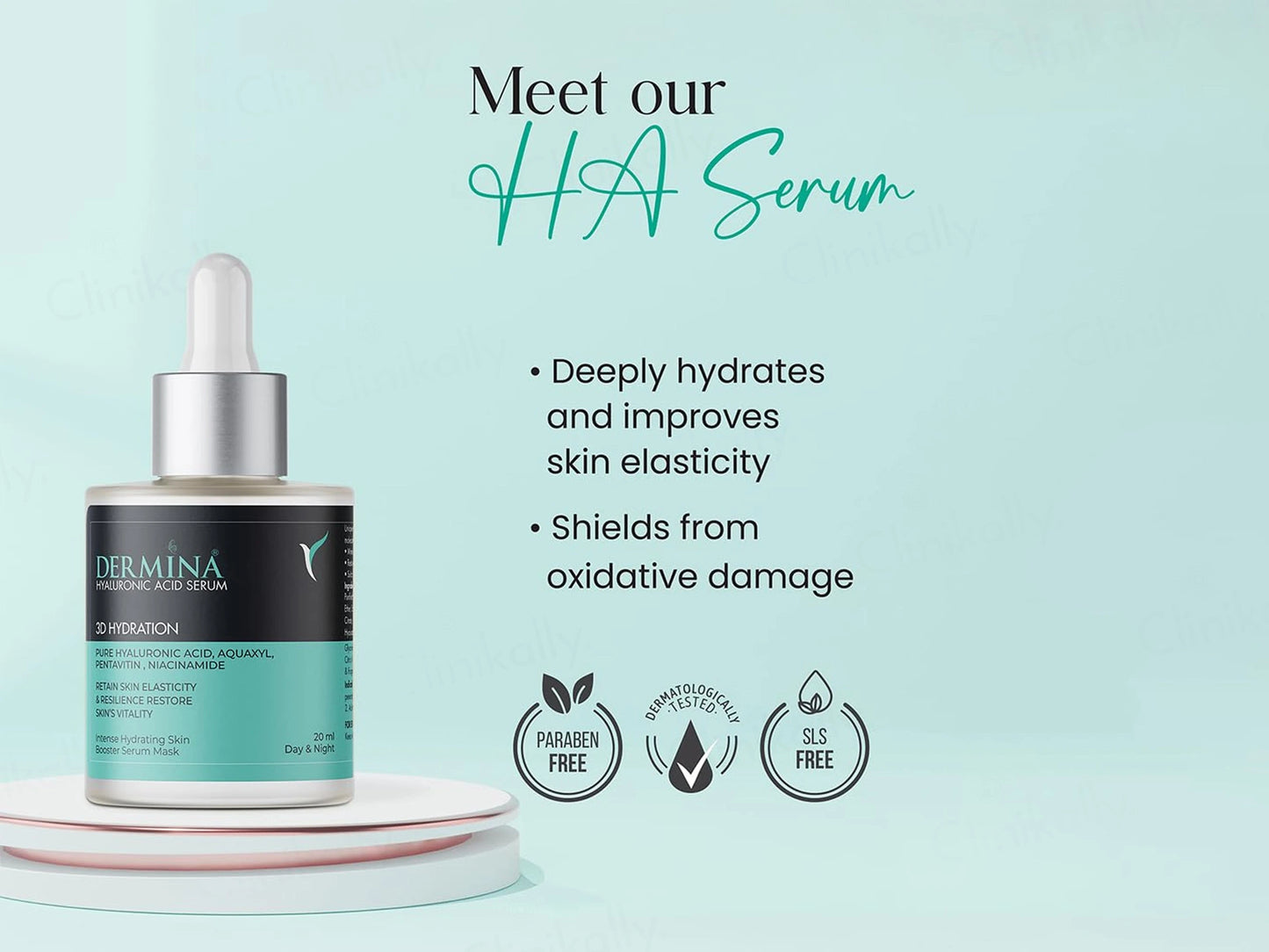Dermina 3D Hydration Hyaluronic Acid Face Serum