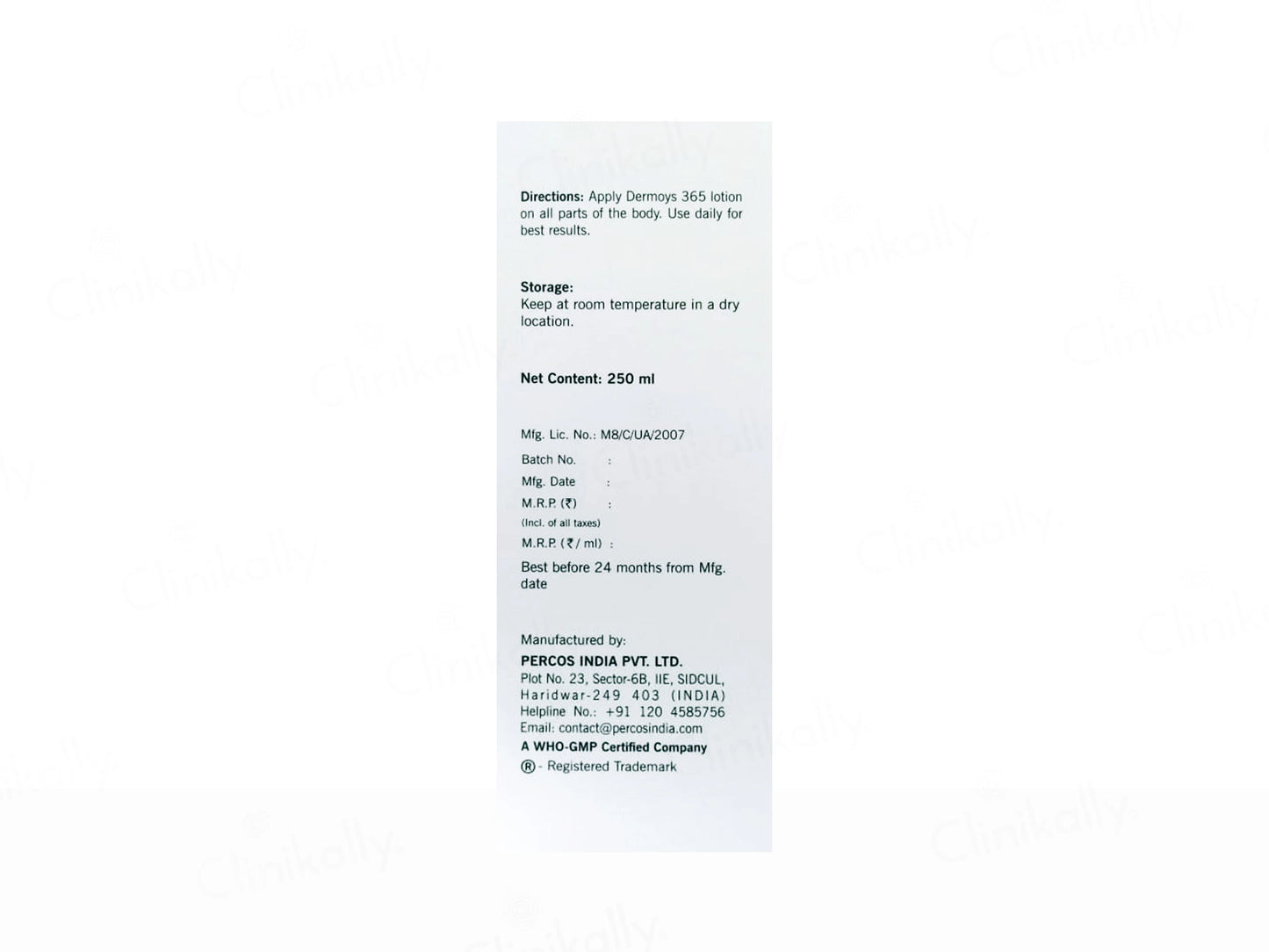 Dermoys 365 Face and Body Lotion