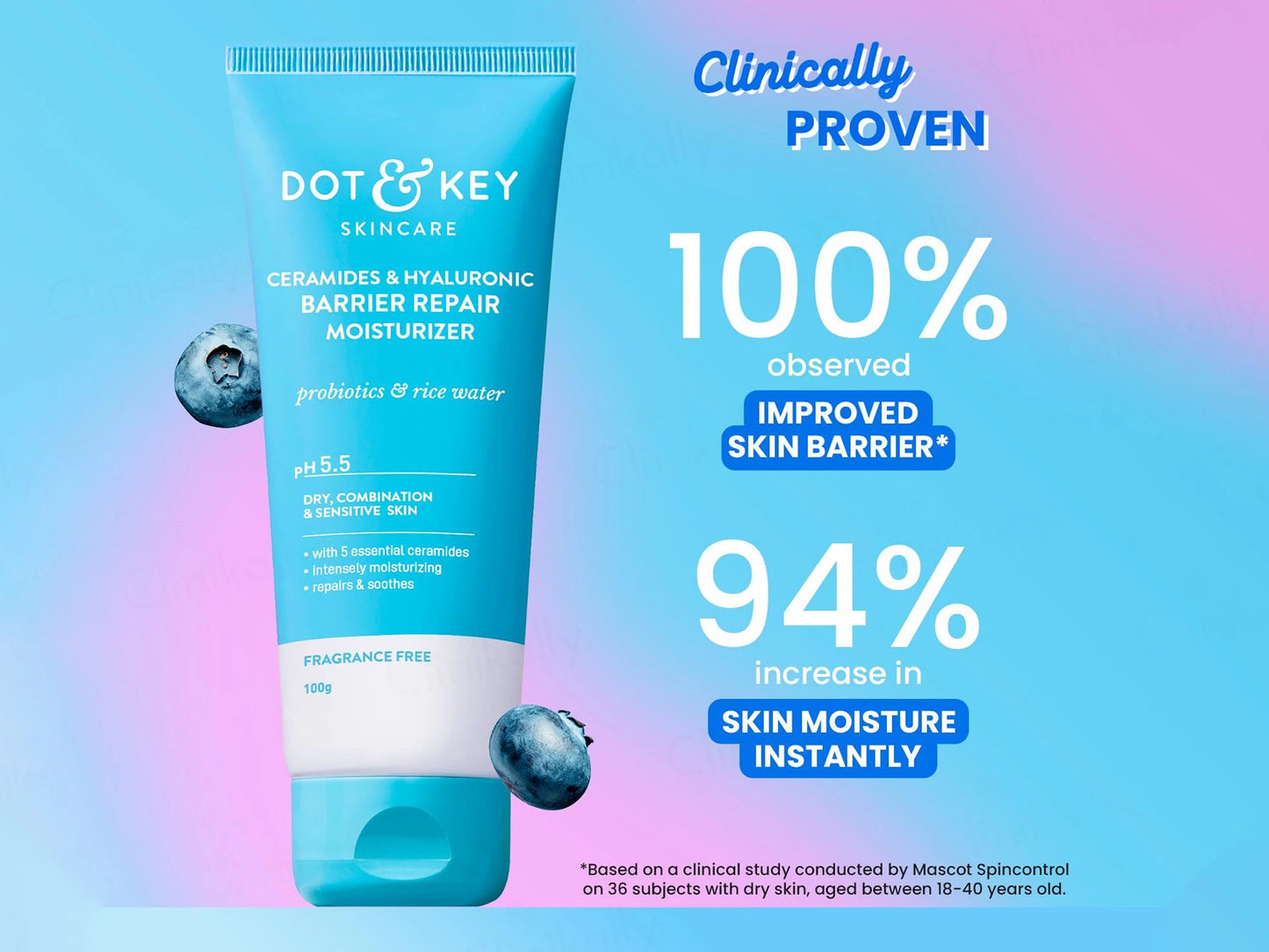 Dot and Key Ceramides and Hyaluronic Barrier Repair Moisturizer