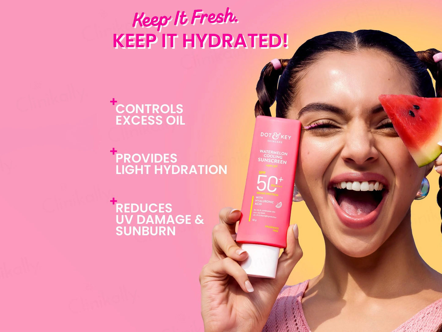 Dot and Key Watermelon Cooling Aqua-Gel Sunscreen SPF 50 PA