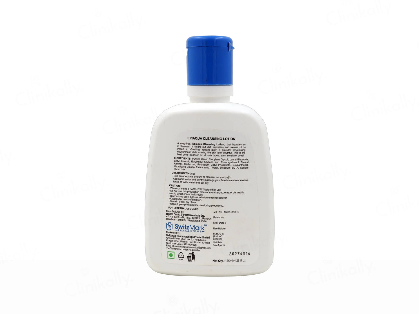 Epiaqua Cleansing Lotion For Dry To Normal Sensitive Skin