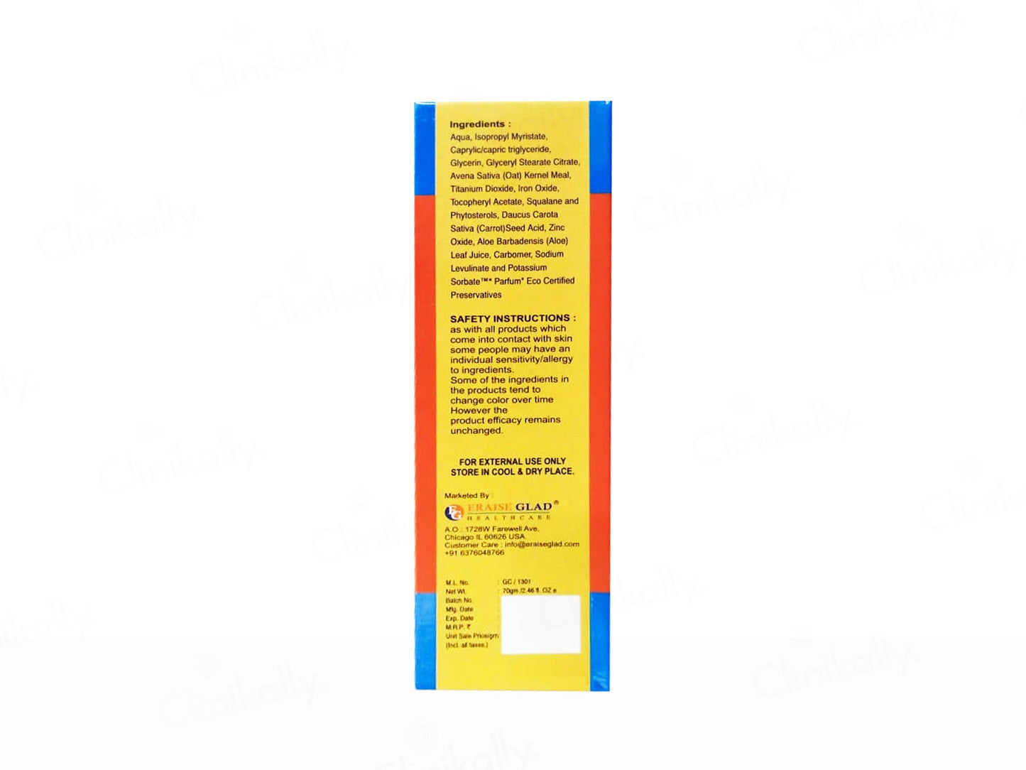 Eraise Soft Tinted Mineral Sunscreen Gel SPF 30