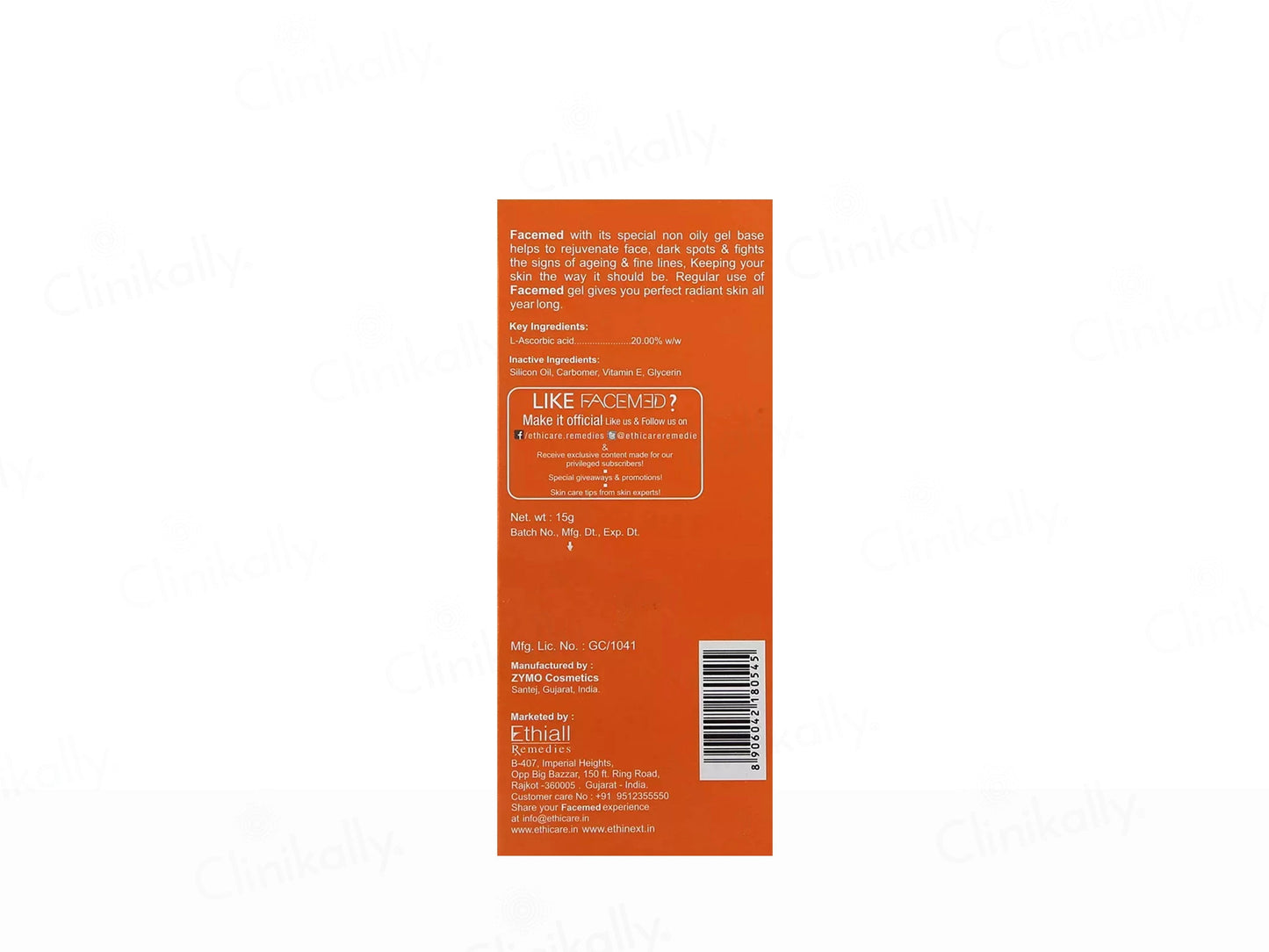 Facemed 20 Percent Vitamin C Gel