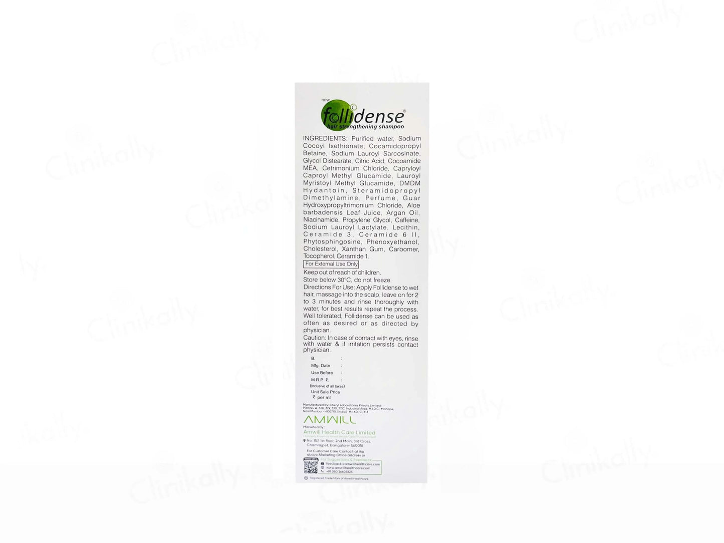 Follidense Hair Strengthening Shampoo