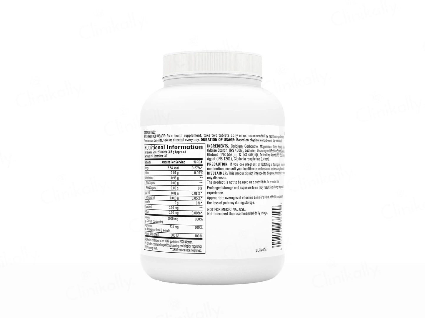 GNC Calcium Plus 1000 mg Health Supplement Tablet