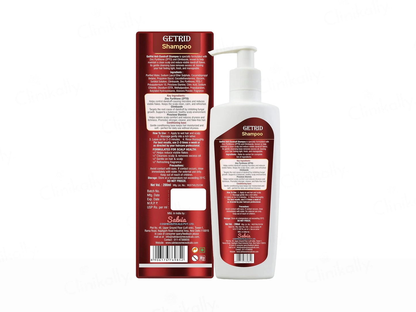 Getrid Anti Dandruff Shampoo