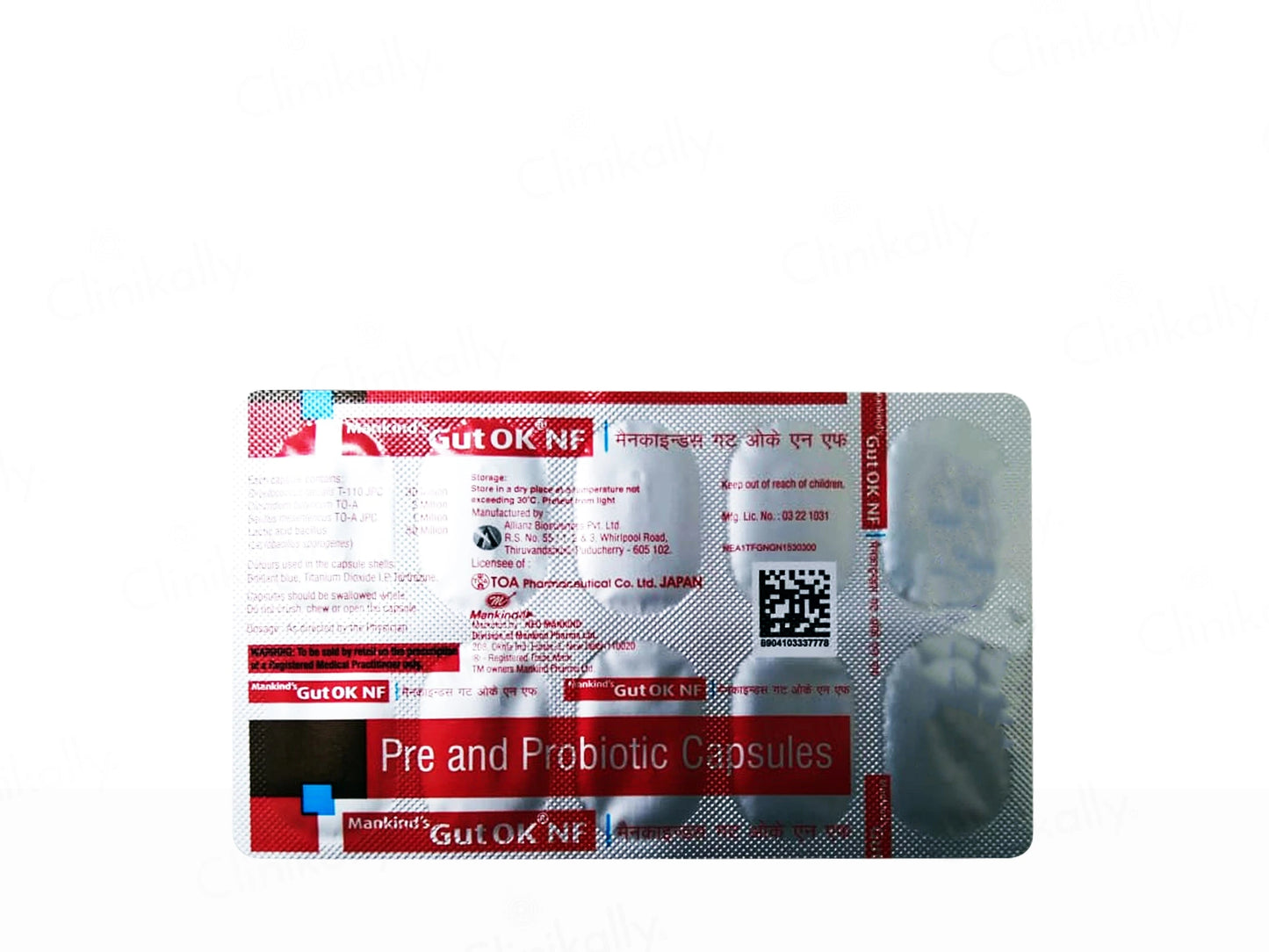 Gut OK NF Pre and Probiotic Capsule
