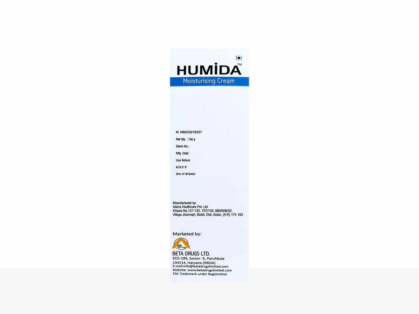 Humida Moisturising Cream