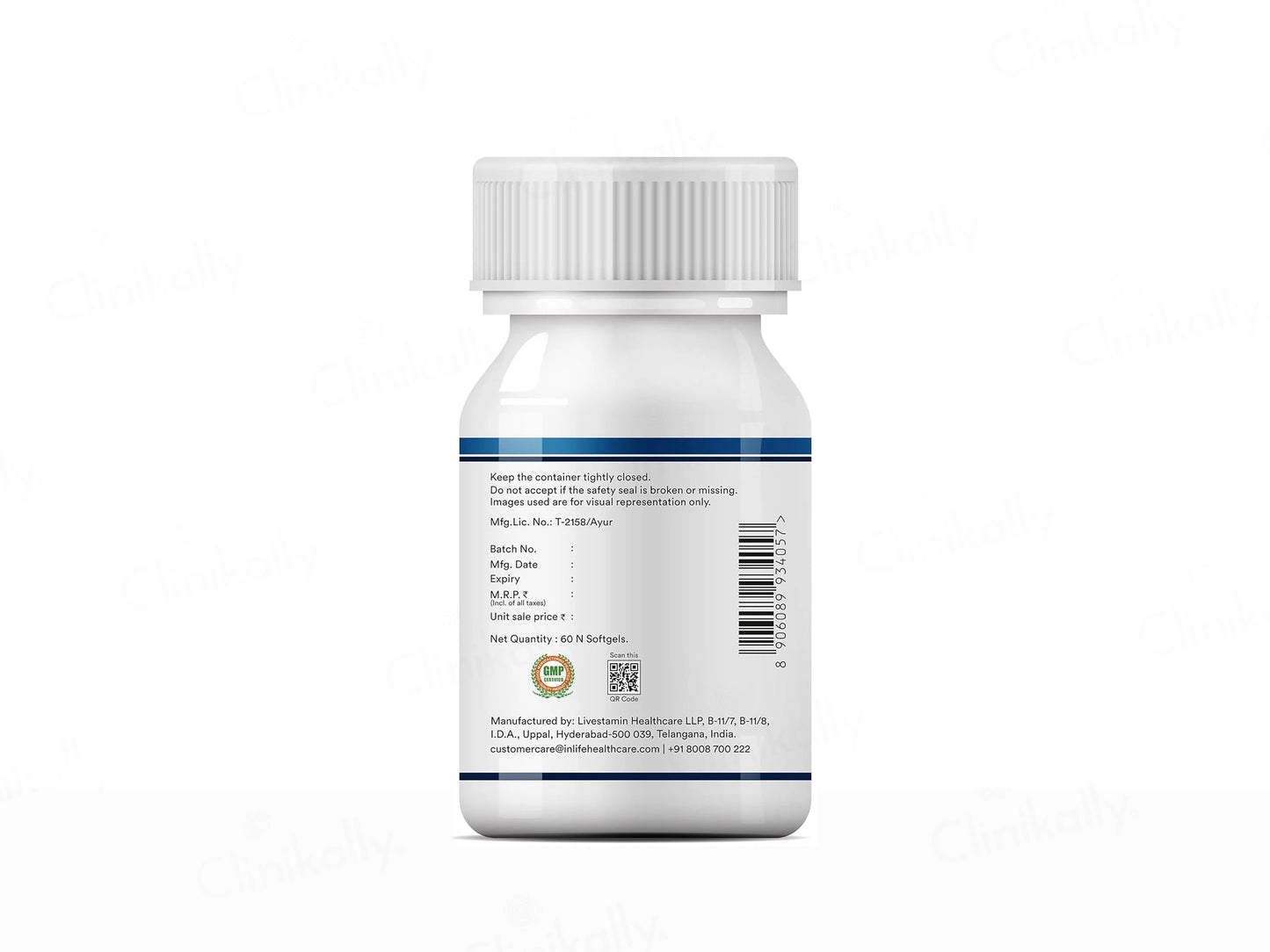 Inlife Pure Himalayan Shilajit 250mg Resin Softgel