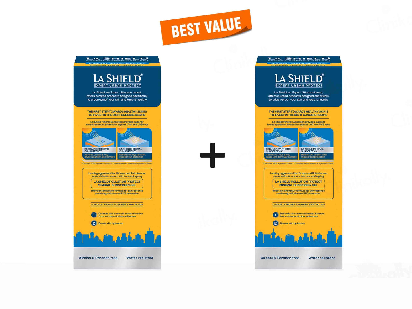 La Shield Pollution Protect Mineral Sunscreen Gel SPF 50 PA