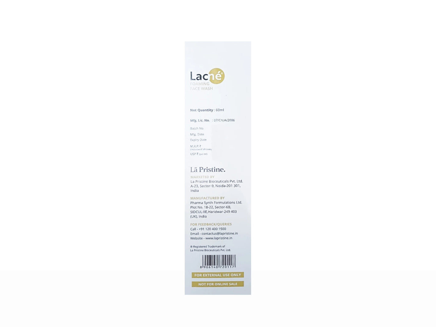 Lacne Foaming Face Wash