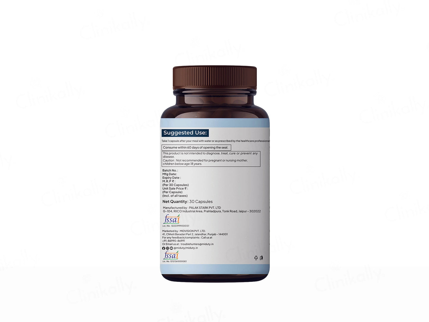 Miduty Liposomal Glutathione Capsule