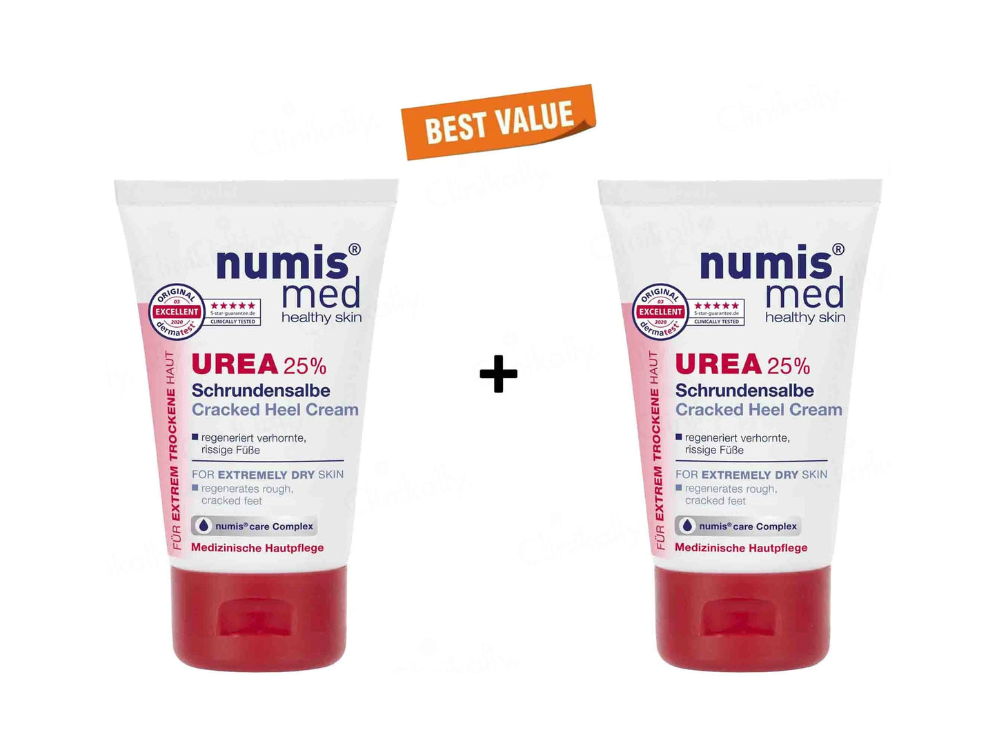 Numis Med Urea 25 Percent Cracked Heel Cream For Extremely Dry Skin