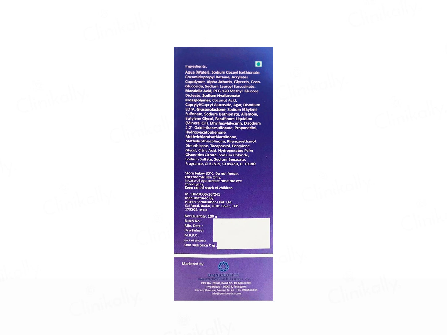 Omniacne Advanced Acne Care Facewash