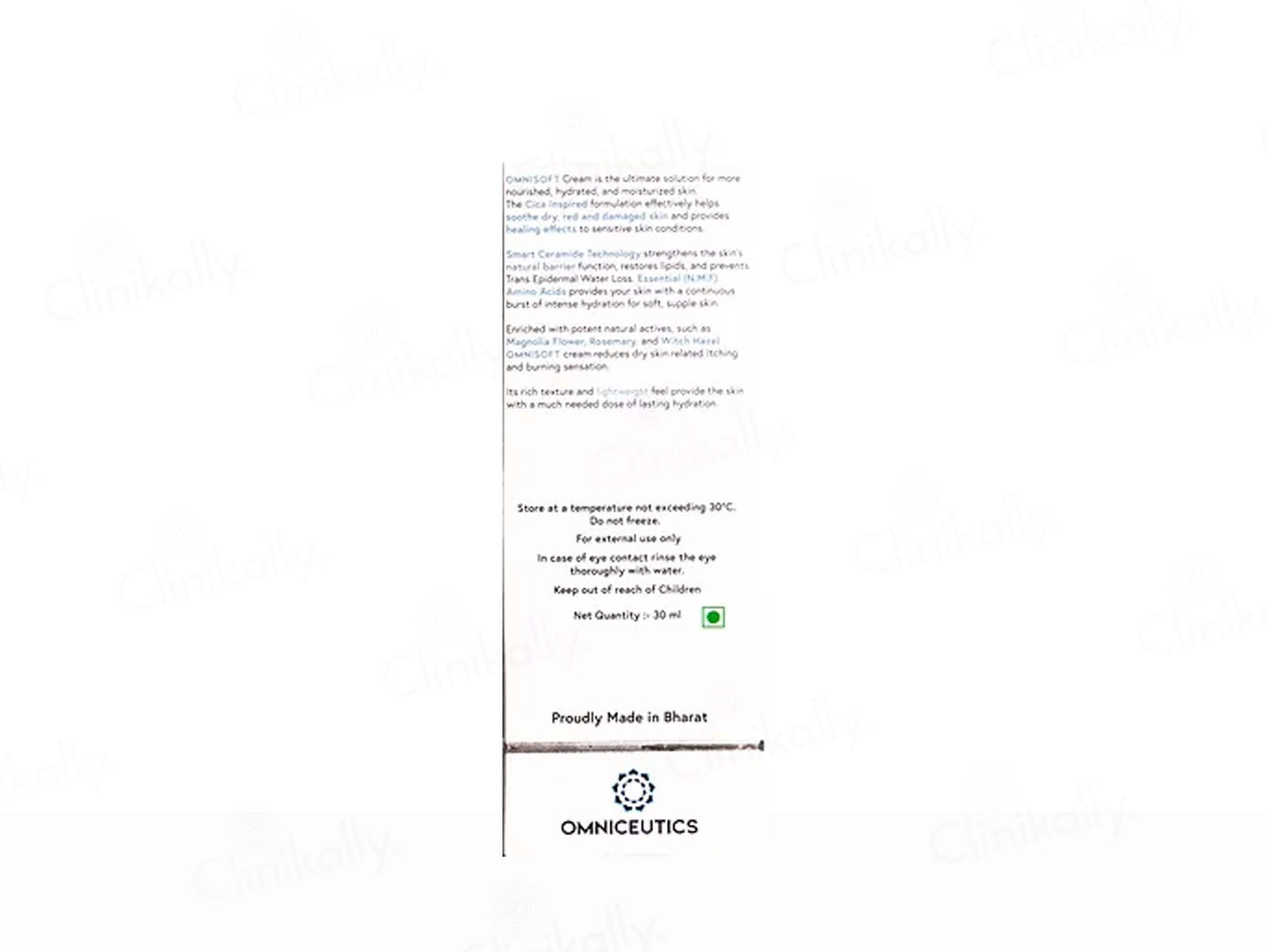 Omnisoft Soothing and Repairing Ultra Soft Facial Moisturizing Cream