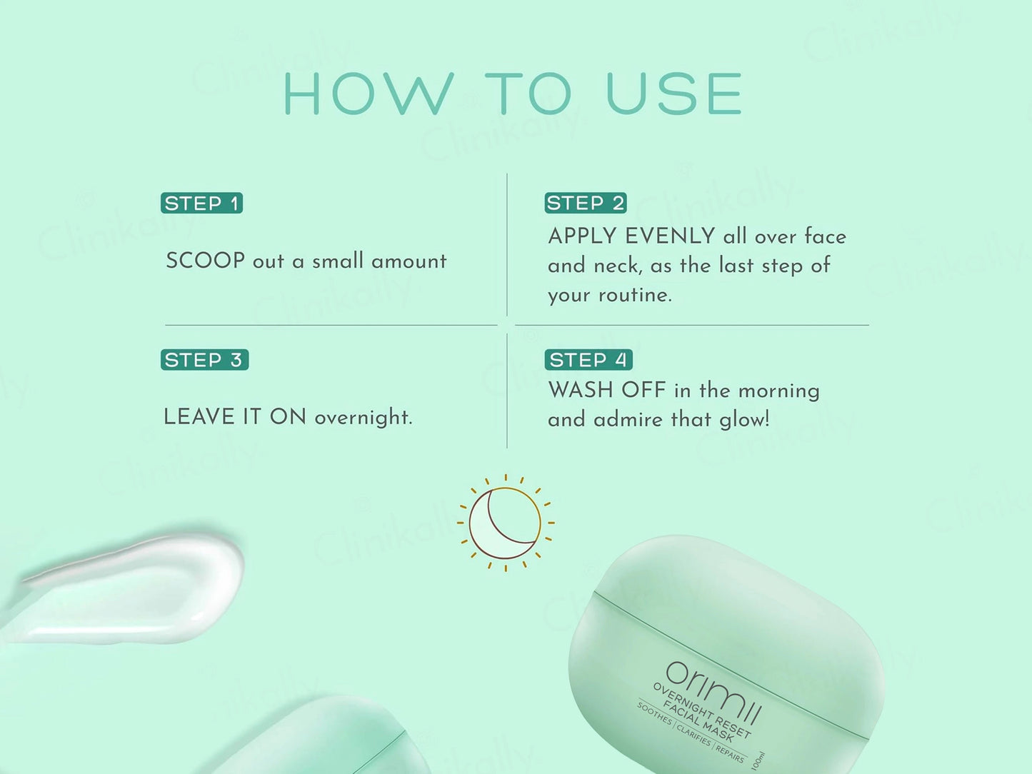 Orimii Overnight Reset Sleeping Face Mask