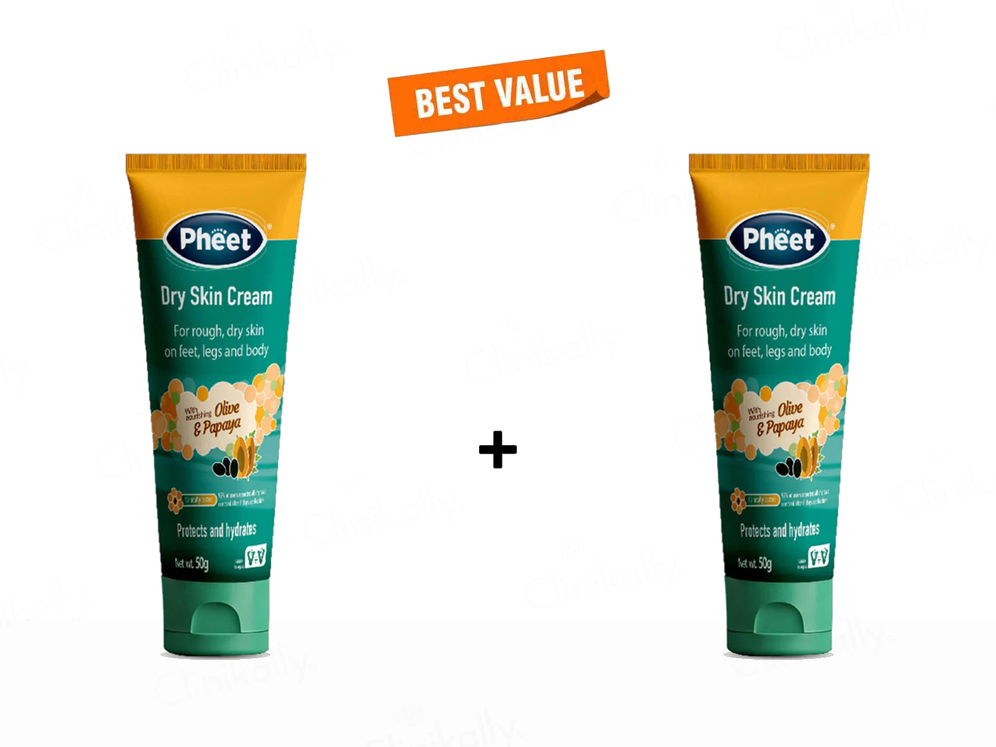 Pheet Dry Skin Cream With Olive and Papaya