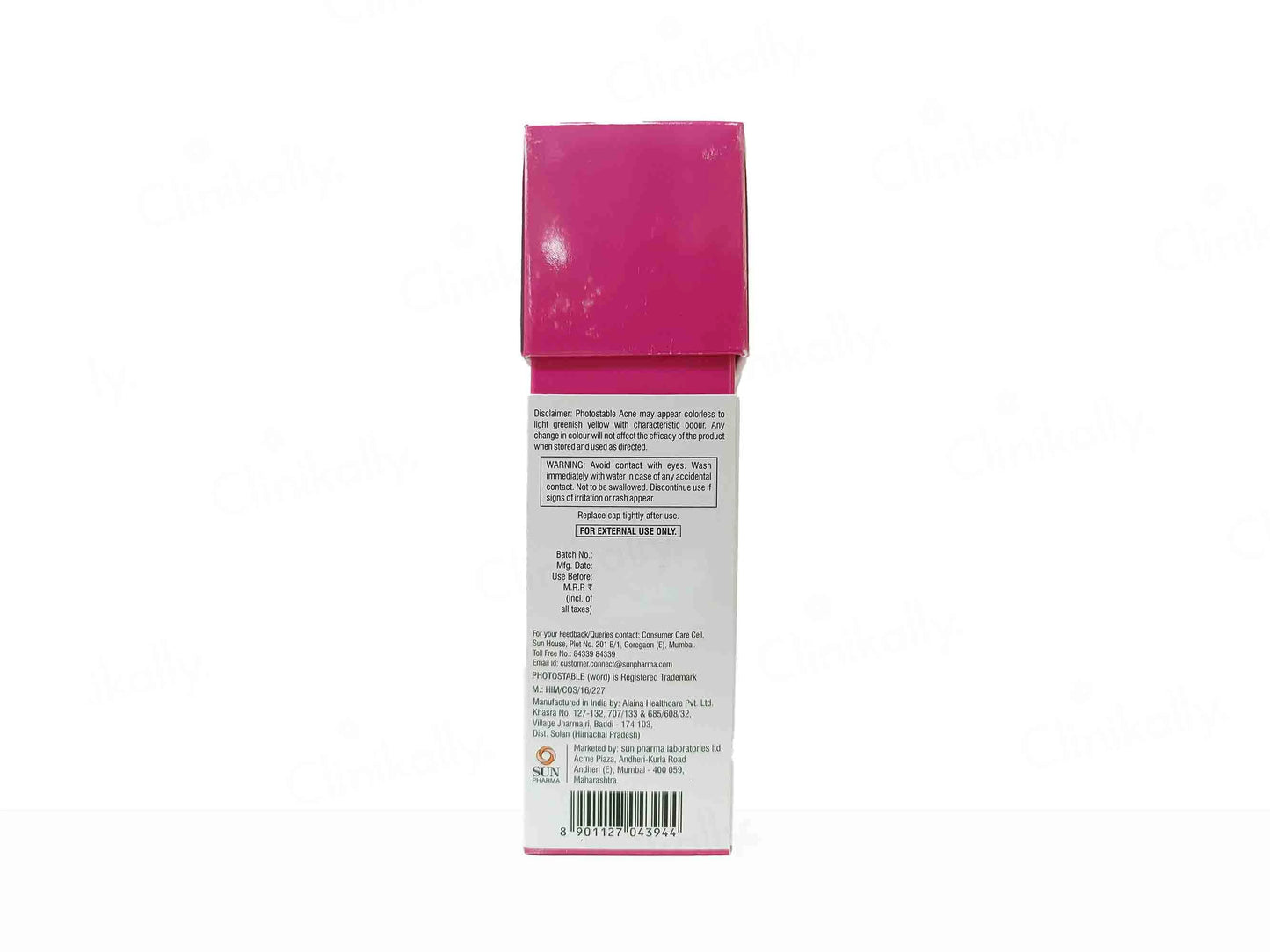 Photostable Acne Sunscreen Gel SPF 55 PA