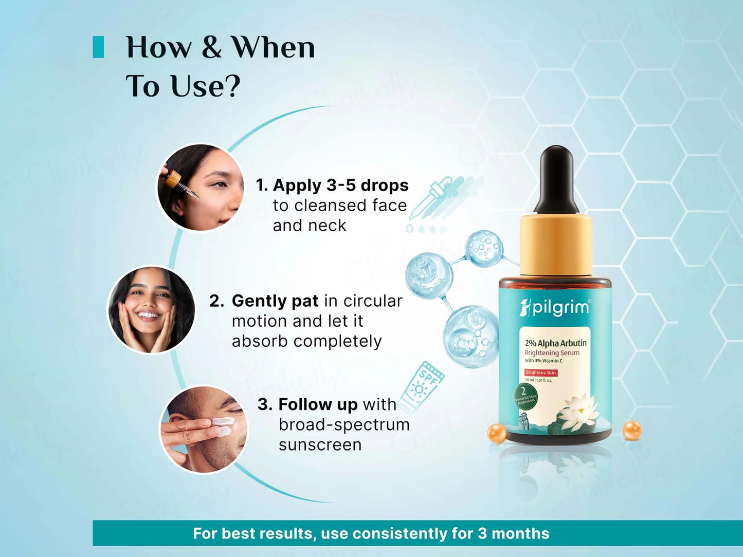 Pilgrim Alpha Arbutin and Vitamin C Brightening Serum