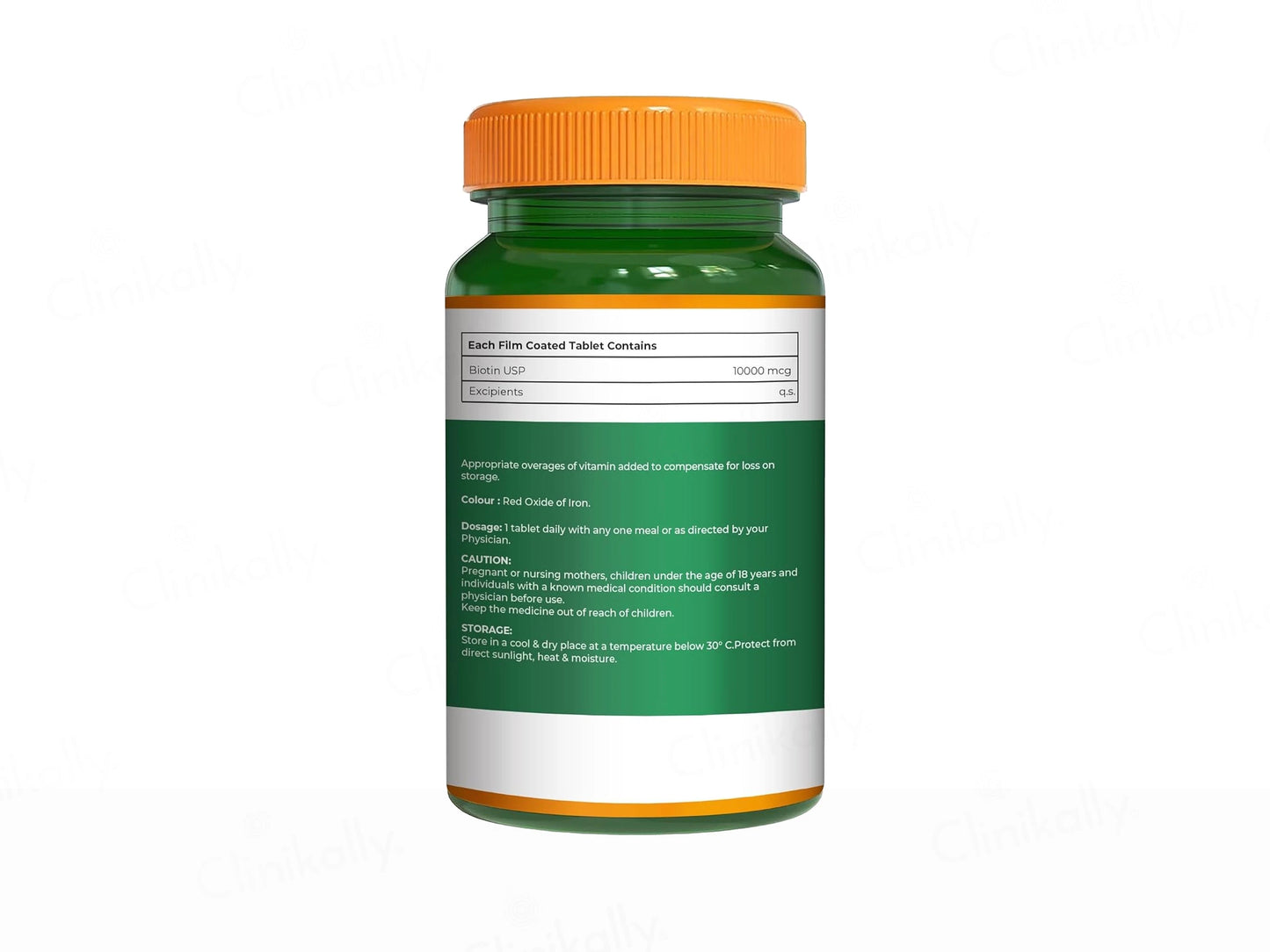 Pure Nutrition Biotin 10000mcg Veg Tablet