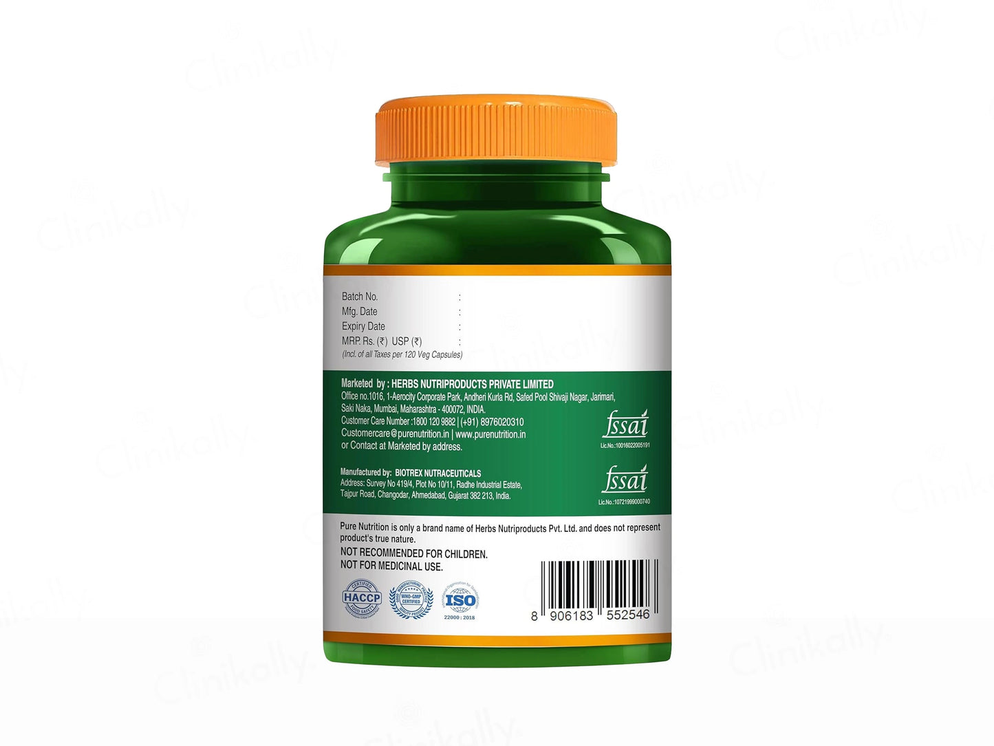 Pure Nutrition L-Glycine 500mg Veg Capsule