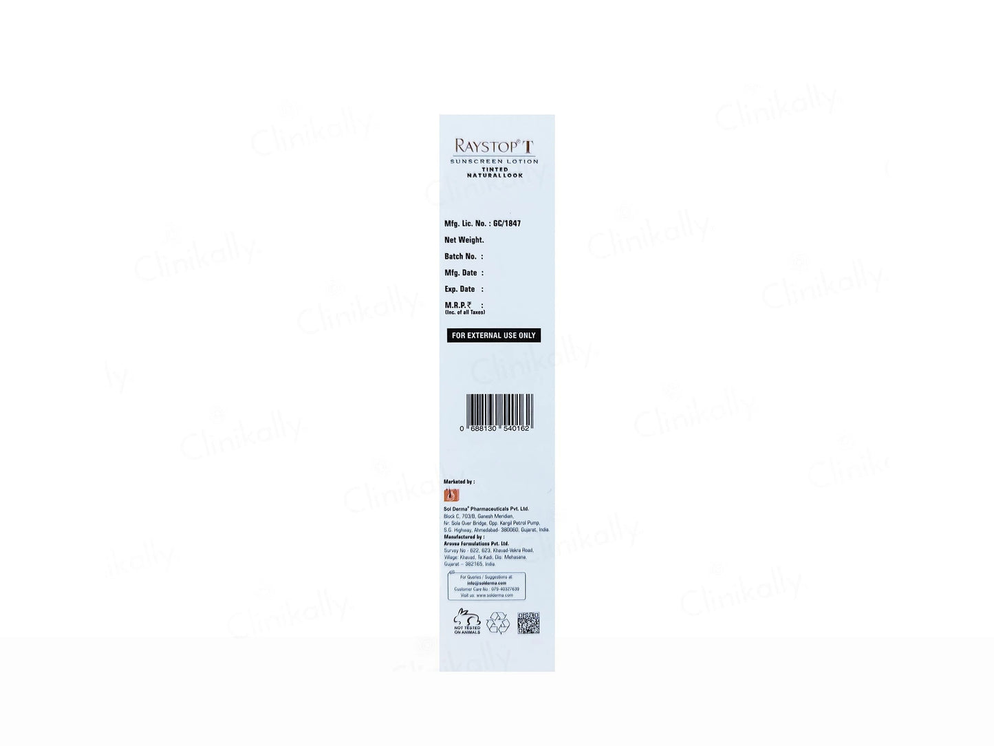Raystop T Sunscreen Lotion SPF 50 PA