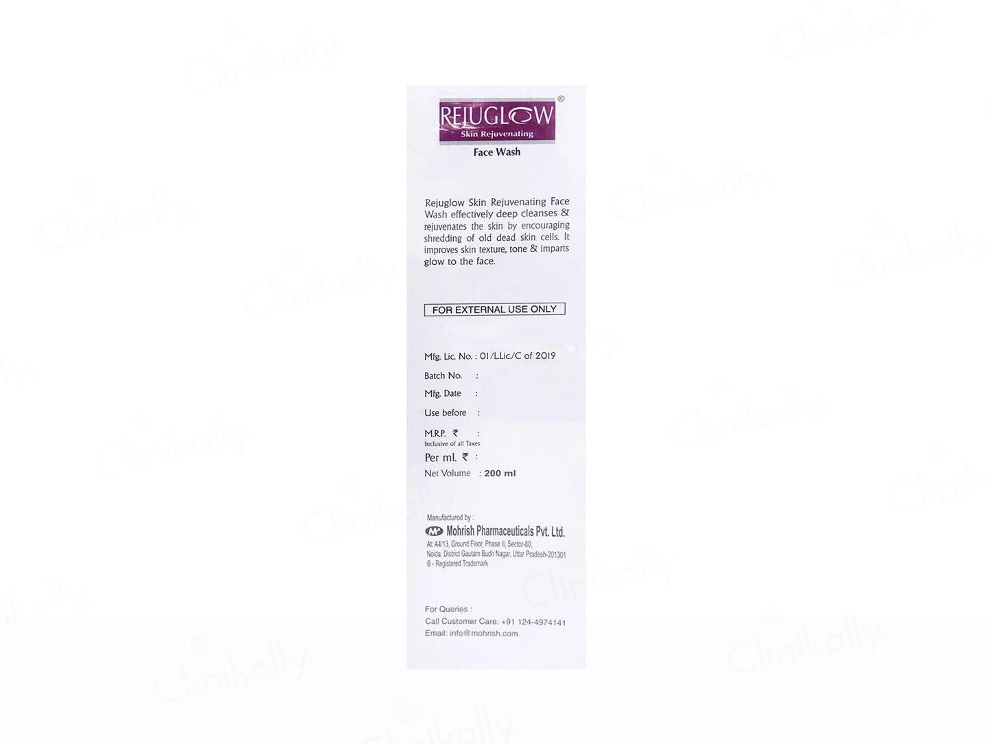 Rejuglow Skin Rejuvenating Face Wash