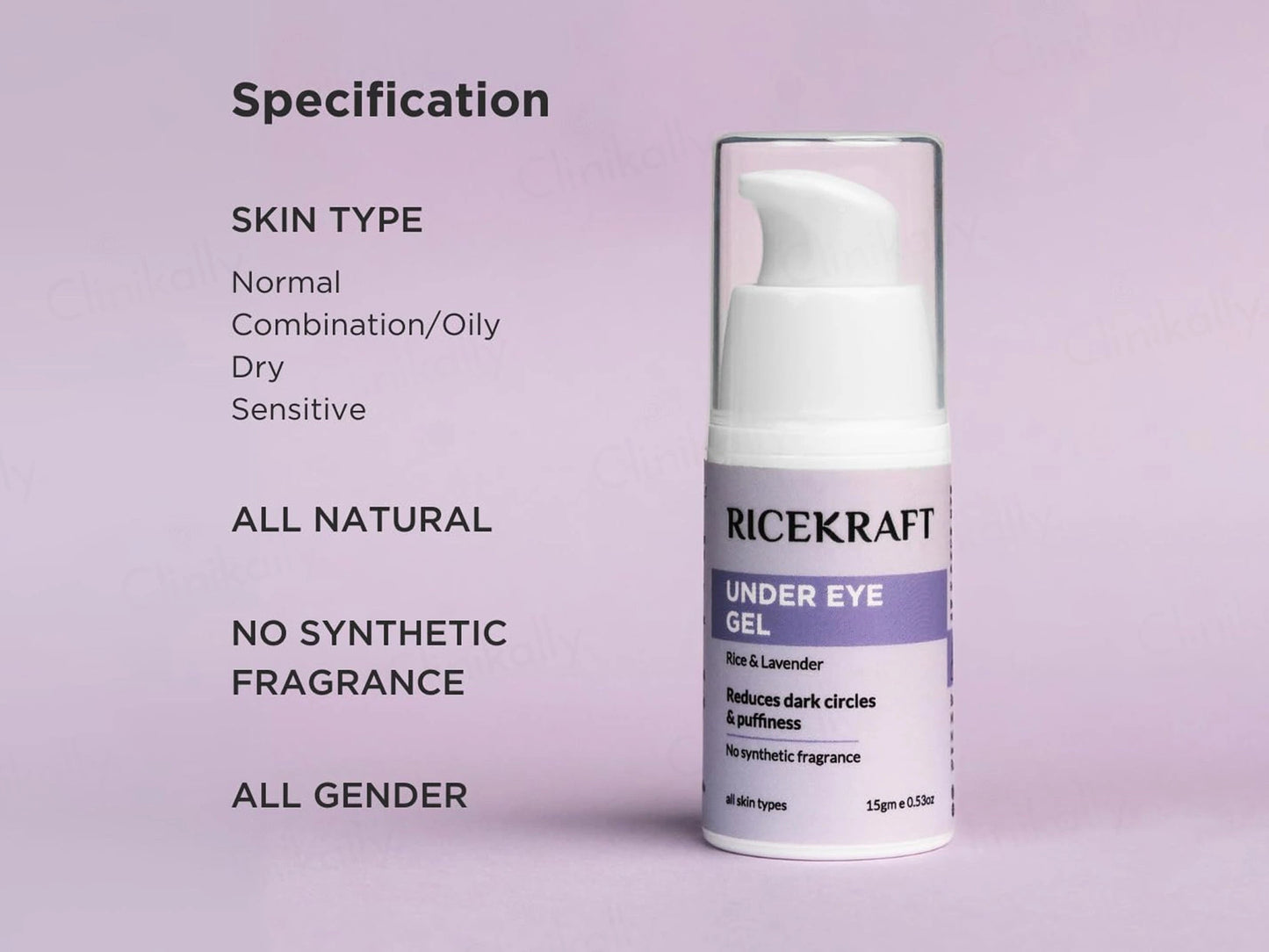 RiceKraft Rice and Lavender Under Eye Gel