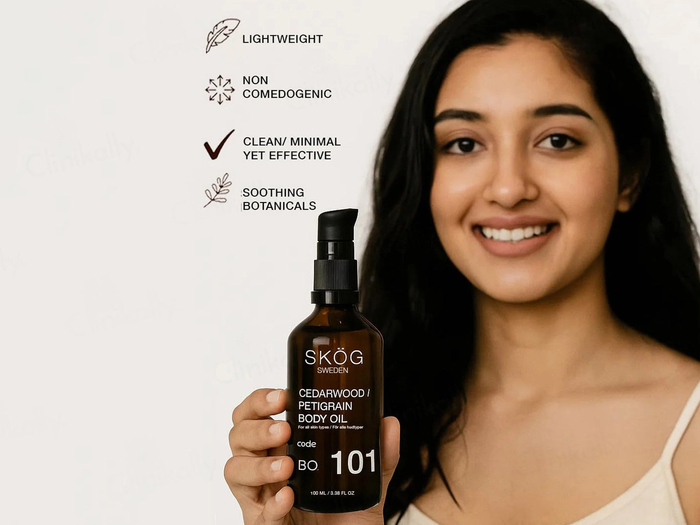 SKOG BO Cedarwood and Petitgrain Body Oil