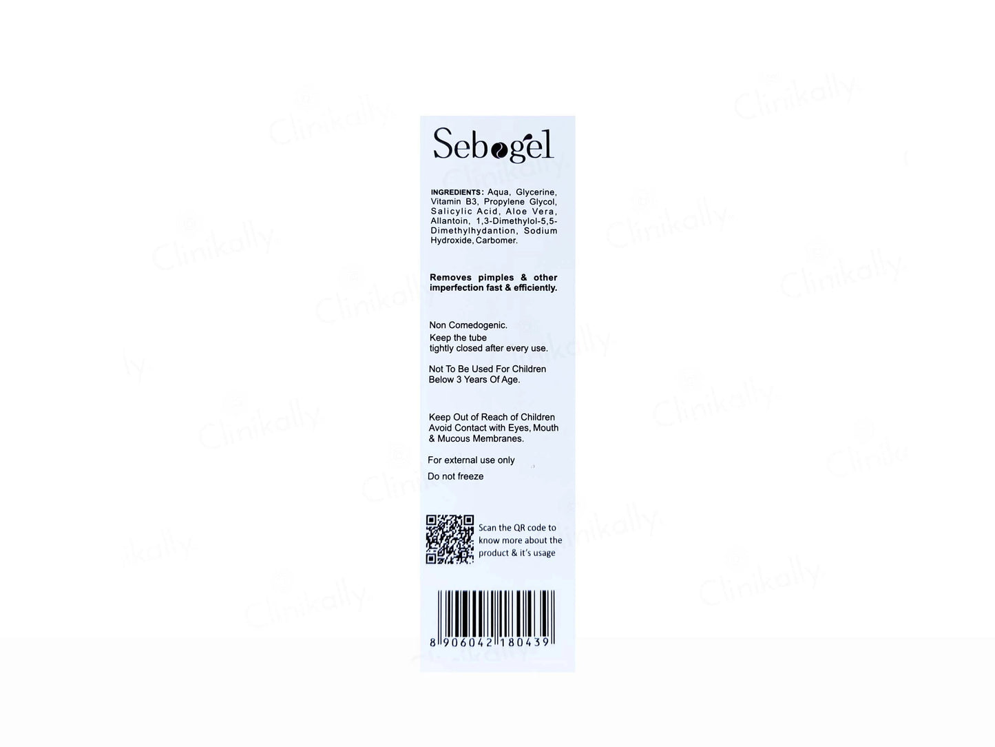 Sebogel Salicylic Acid and Nicotinamide Gel