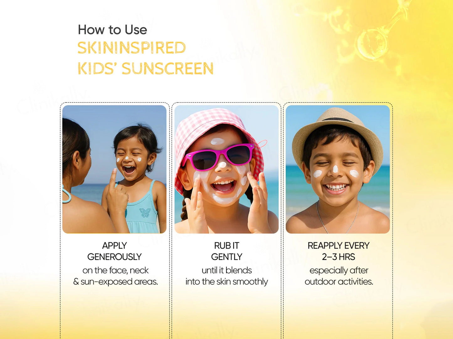 SkinInspired Kidscreen 100 Percent Mineral Sunscreen SPF 50 PA