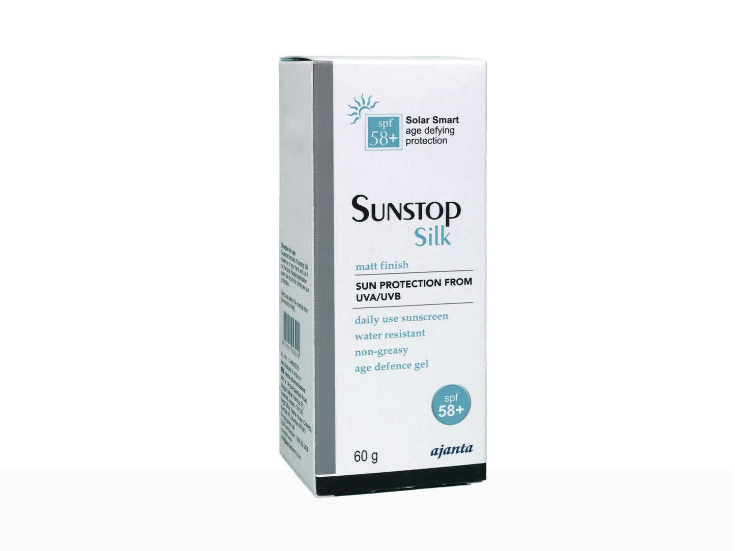Sunstop Silk Sunscreen Matt Finish SPF 58