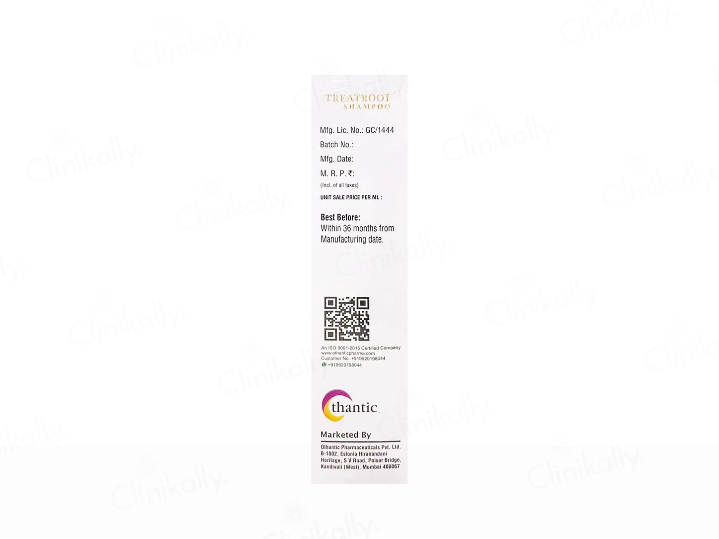 Treatroot Shampoo For Silky and Shiny Hair