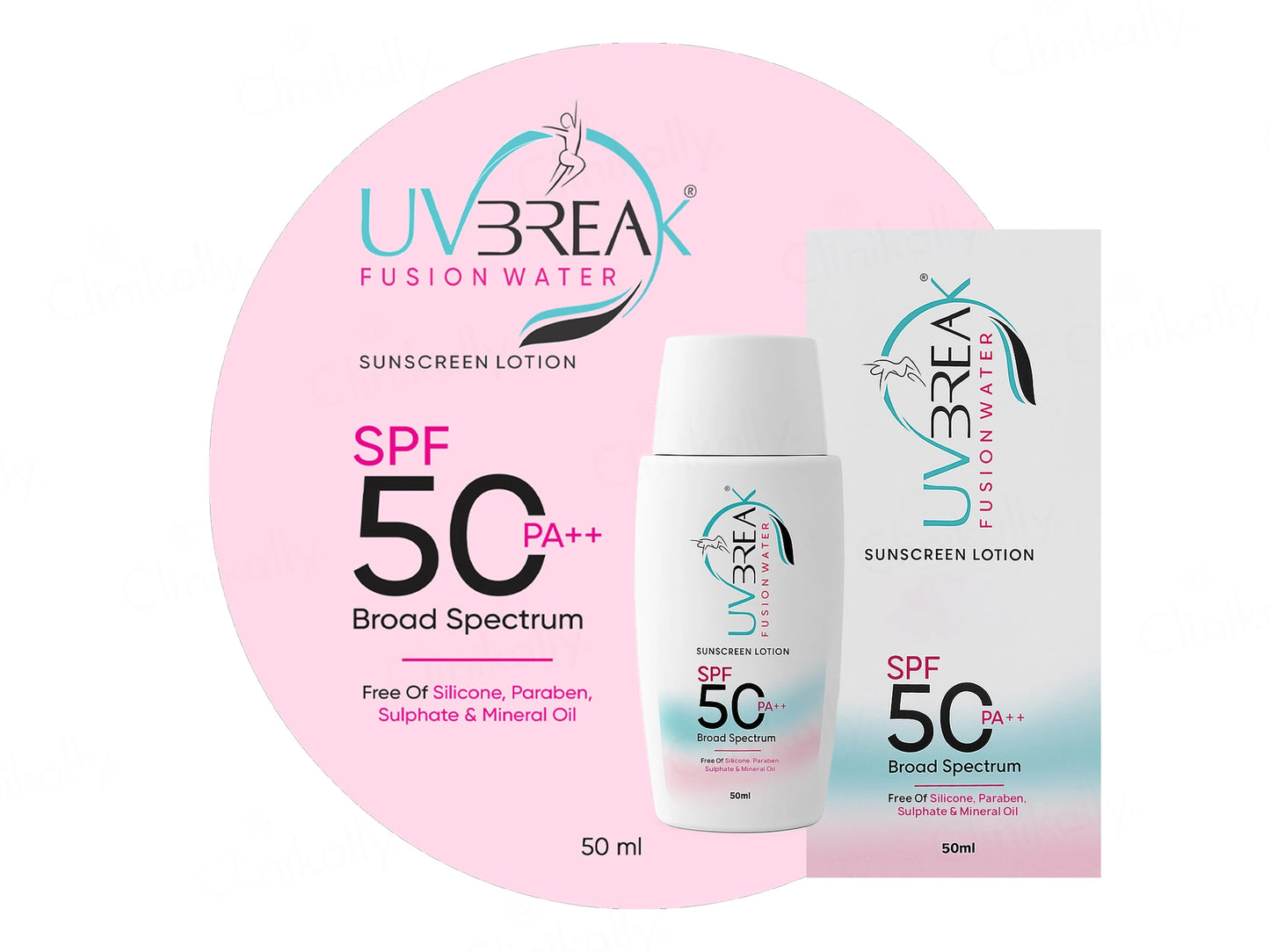 UV Break Fusion Water Sunscreen Lotion SPF 50 PA