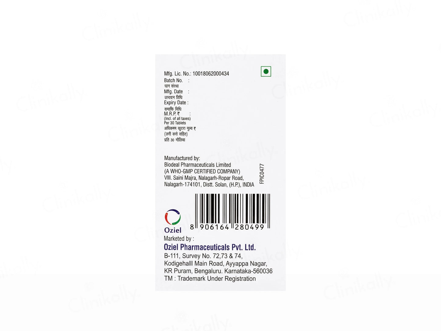VC-Glow Vitamin C 1000mg Tablet
