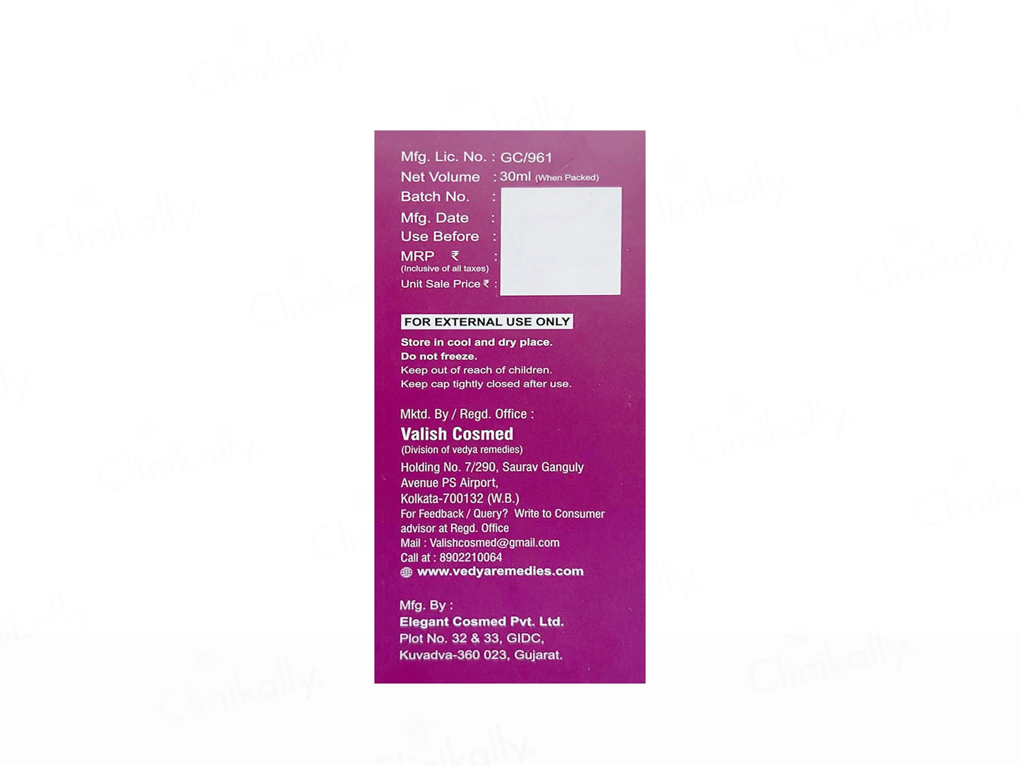 Valish Niacinamide and Hyaluronic Acid Face Serum