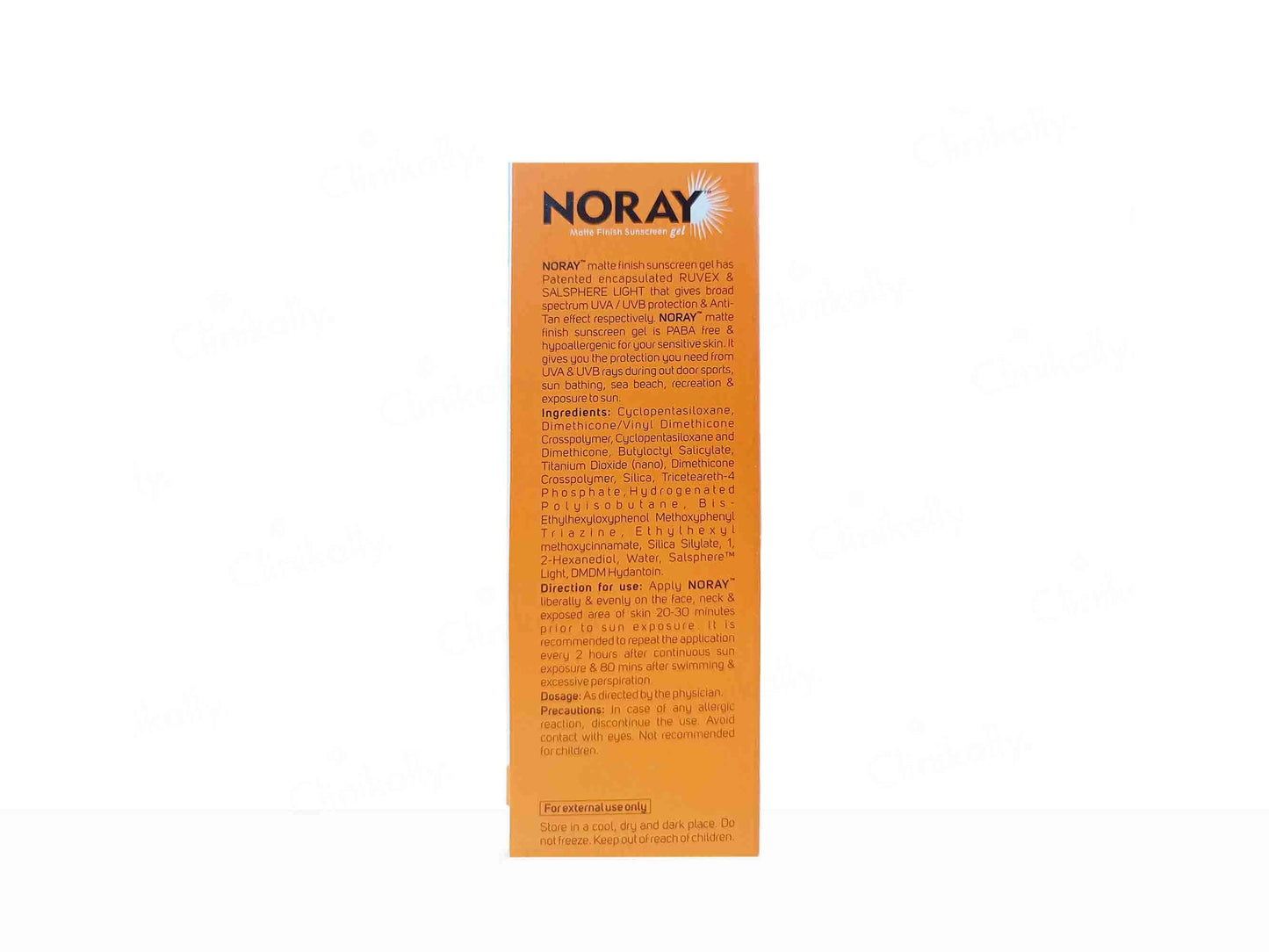 Vegetal Noray Matte Finish Sunscreen Gel SPF 50 PA