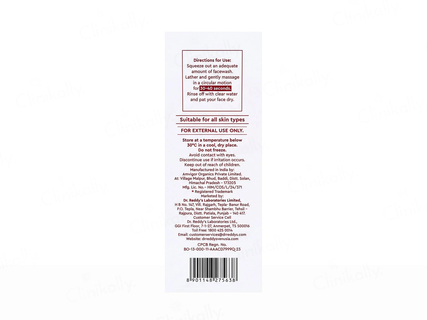 Venusia Glo Exfoliating and Brightening Facewash
