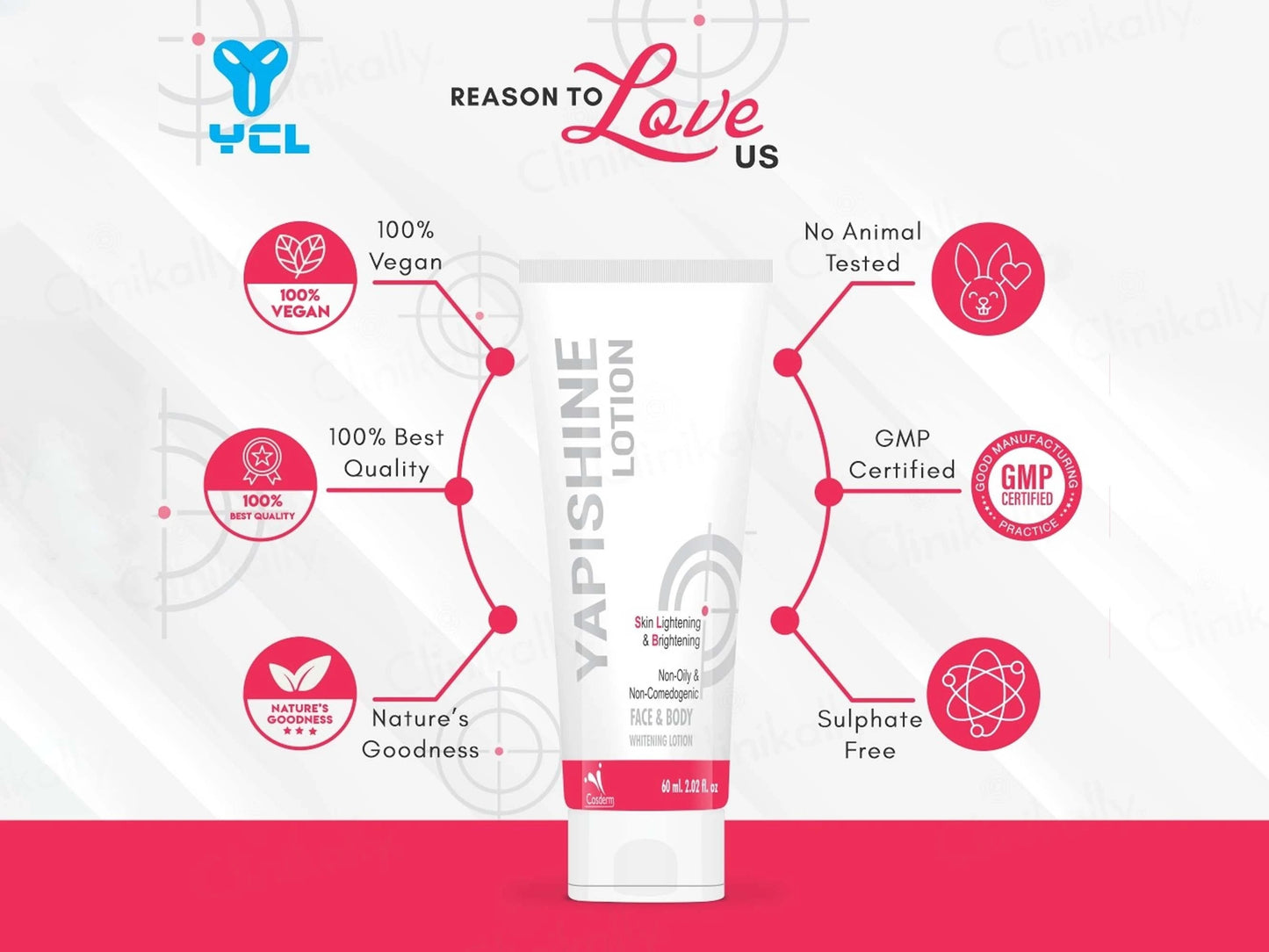Yapishine Face and Body Whitening Lotion